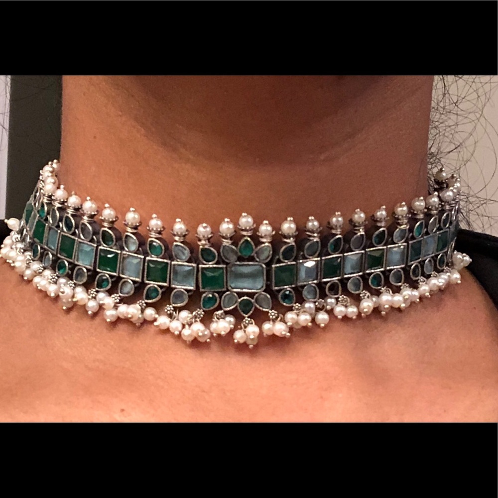 German Silver Oxidized Silver Set - image 1